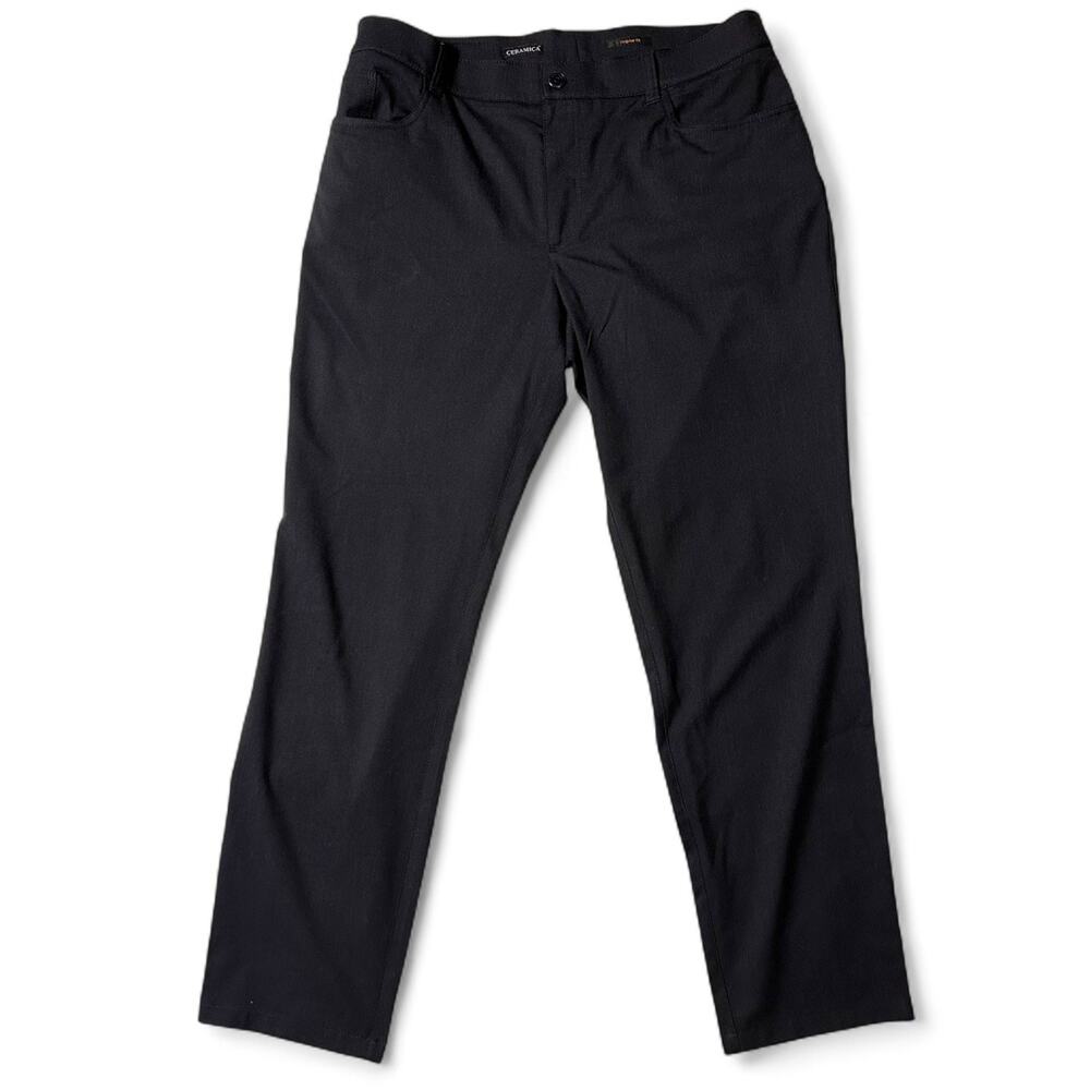 Alberto Ceramica Pipe 5 Pocket Pants Mens Actual Size 37x32 Black Regular Fit